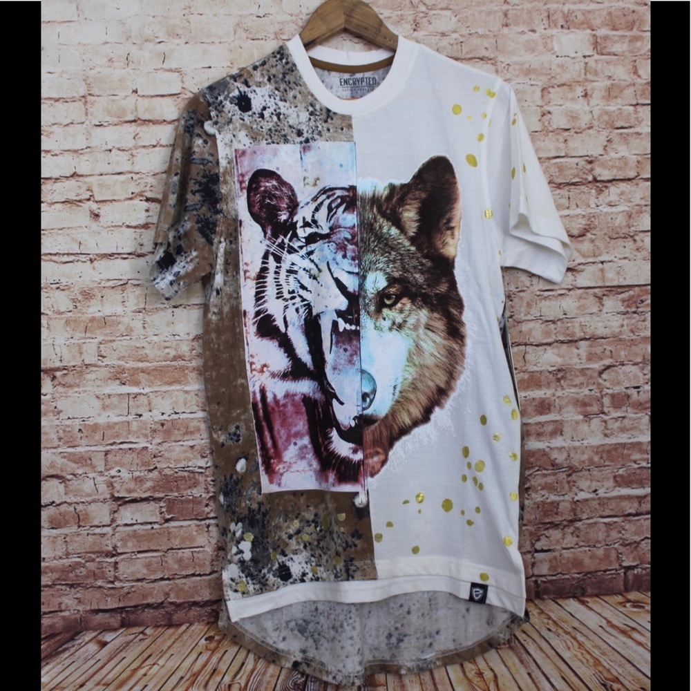 Encrypted | Wolf / Tiger men’s graphic tee
